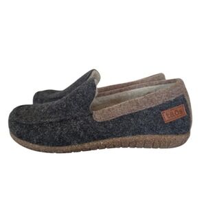 TAOS Woolfer Charcoal Gray Wool Footfriendly Comfy Flats Loafers sz 9-9.5